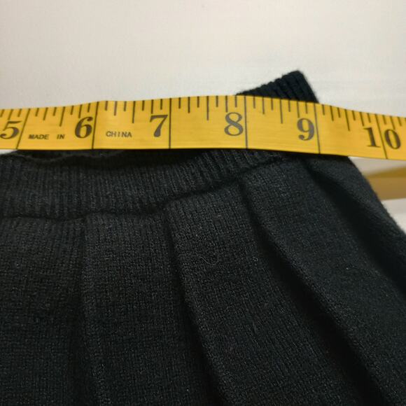 Girls Black Toddler Pleated Knit Skirt 3T School Uniform Style - Picture 4 of 6